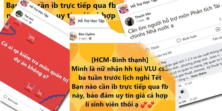 Bát nháo học hộ, thi hộ - Kỳ 1: Sôi động "sàn giao dịch" online - Ảnh 1. Bát nháo học hộ, thi hộ - Kỳ 1: Sôi động "sàn giao dịch" online - Ảnh 1.