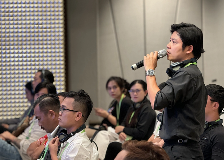 Nhạc sĩ Nguyễn Văn Chung cùng nhiều nhạc sĩ tham gia Hội thảo Bản quyền âm nhạc VCPMC 2023 - Ảnh: HOÀI PHƯƠNG Nhạc sĩ Nguyễn Văn Chung cùng nhiều nhạc sĩ tham gia Hội thảo Bản quyền âm nhạc VCPMC 2023 - Ảnh: HOÀI PHƯƠNG