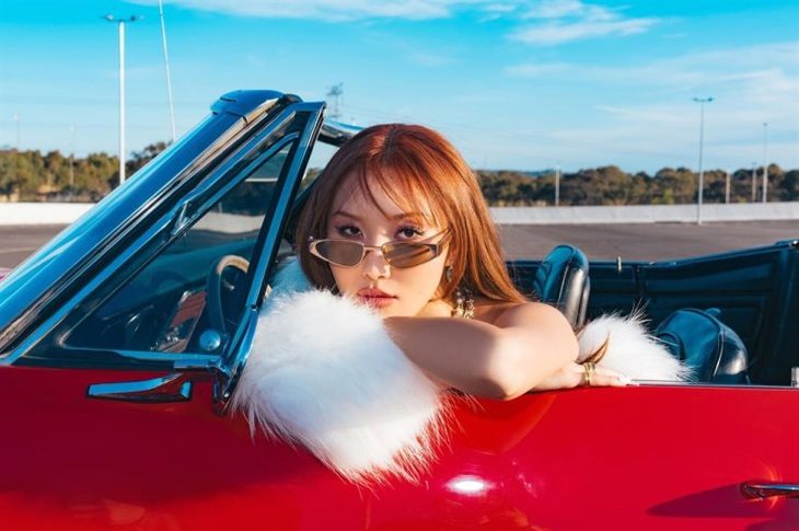 Ca sĩ Hwasa - Ảnh: Korea Times