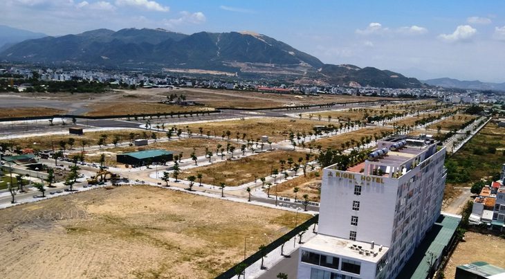 Một trong các khu sân bay Nha Trang đã được tỉnh Khánh Hòa phê duyệt quy hoạch, giao đất cho Công ty cổ phần tập đoàn Phúc Sơn phân lô bán nền - Ảnh: PHAN SÔNG NGÂN