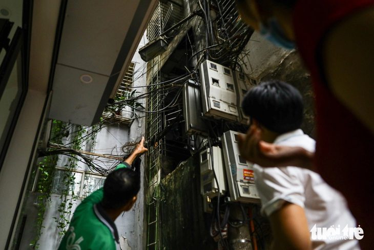 Hiện trường vụ cháy - Ảnh: DANH KHANG