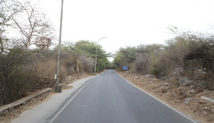 Ảnh: TTXVN Một con đường ở Ấn Độ - Ảnh: TTXVN