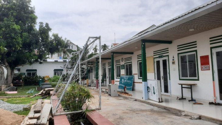 Quang cảnh tại cơ sở của Green Shoots - Ảnh: CƯỜNG VĂN Trường quốc tế Chồi Xanh thời điểm đoàn của Sở Giáo dục và Đào tạo tỉnh Quảng Nam đi kiểm tra - Ảnh: CƯỜNG VĂN