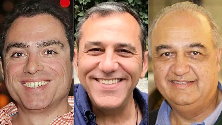 Ba công dân Mỹ Siamak Namazi, Emad Sharqi và Morad Tahbaz (từ trái sang) - Ảnh: CNN Ba công dân Mỹ Siamak Namazi, Emad Sharqi và Morad Tahbaz (từ trái sang) - Ảnh: CNN