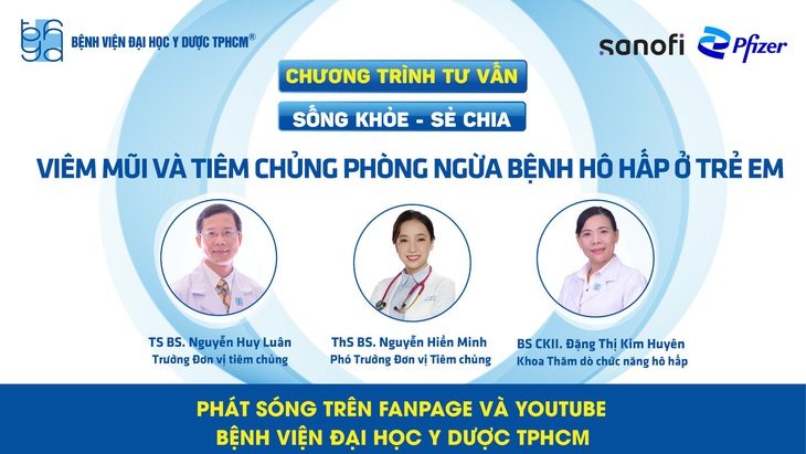 Chương trình tư vấn: viêm mũi và tiêm ngừa bệnh hô hấp ở trẻ em- Ảnh 1.